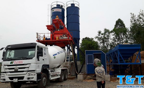 Trạm trộn bê tông 60m3/h là sự lựa chọn thông thái của các nhà thầu xây dựng